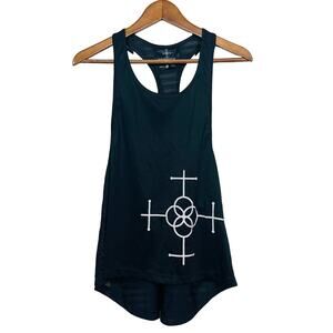 NEW! Epidemia Racerback Tank Top Black White - S